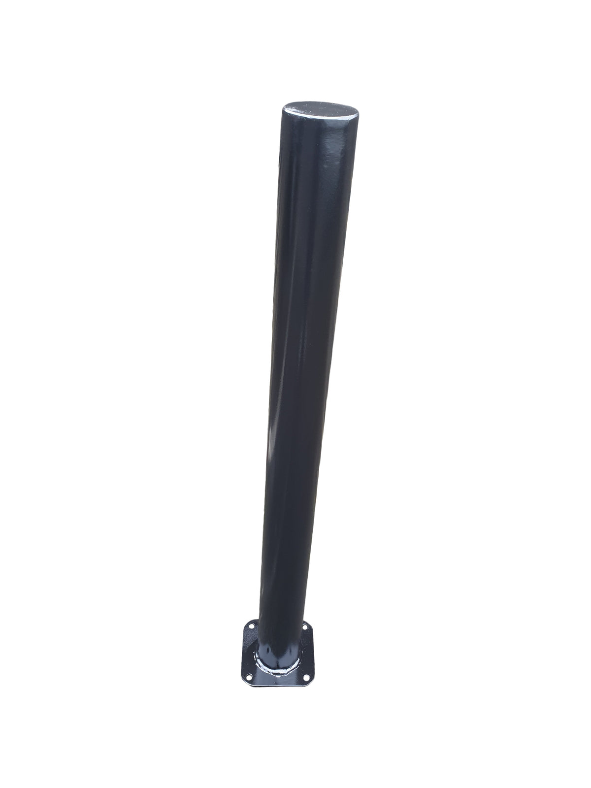Heavy-duty steel security bollards bolt down or concrete in UK made