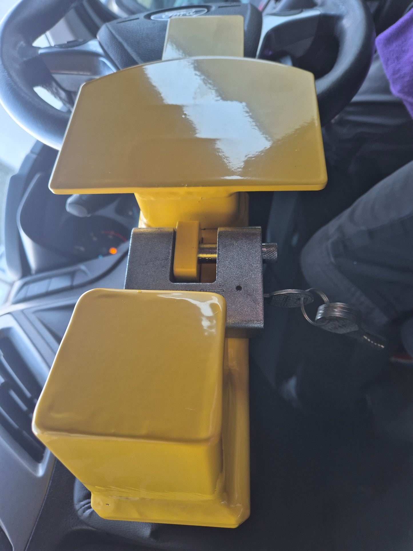 Transit Custom Security Lock (2013-2017), Steering wheel to gear Lock