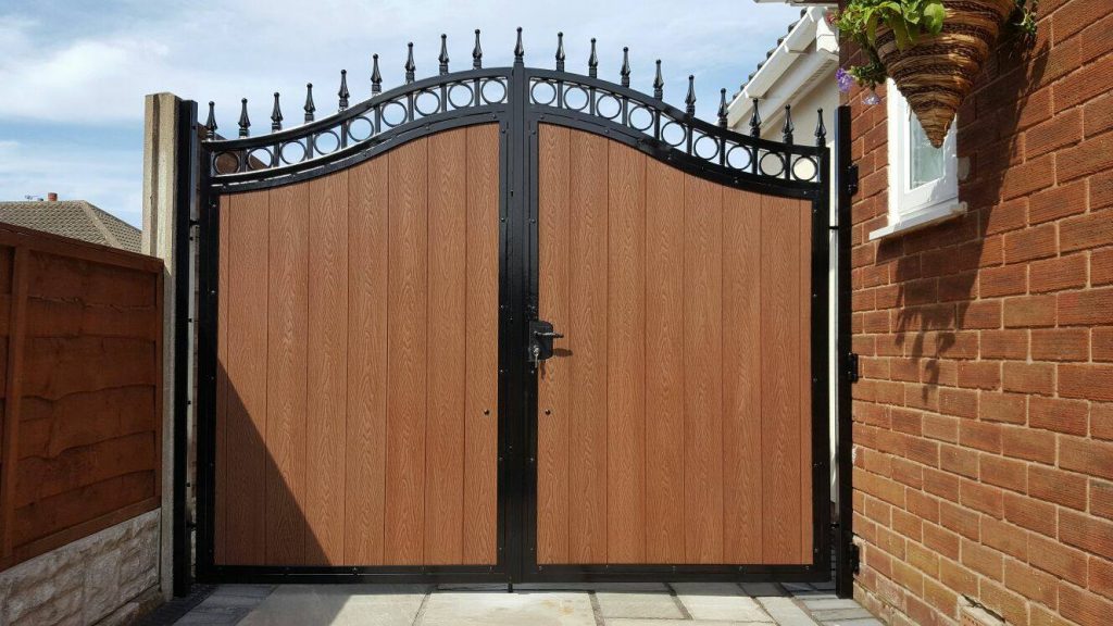 Double Door Iron Gate Design